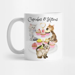 Cupcakes & Kittens, Cats & Dessert Mug